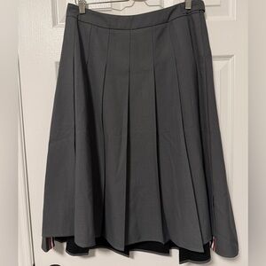 Thom Browne Dark Gray A-Line Skirt(OEM)
